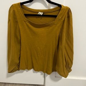 mustard anthropologie too